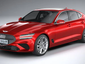Genesis G70 2018 3D Model