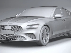 Genesis G70 2018 3D Model