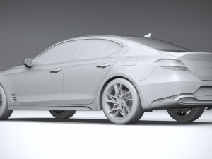Genesis G70 2018 Model 3D