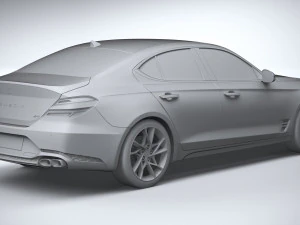 Genesis G70 2018 3D Model