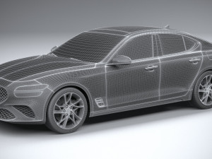 Genesis G70 2018 Model 3D