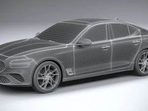 Genesis G70 2018 3D Model
