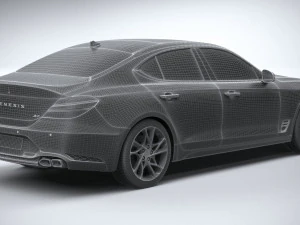 Genesis G70 2018 3D Model