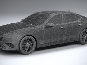 Genesis G70 2018 Model 3D