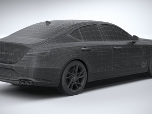 Genesis G70 2018 Model 3D