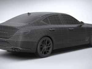 Genesis G70 2018 3D Model