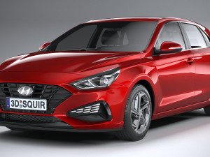 Hyundai i30 Hatchback 2021 Modelo 3D