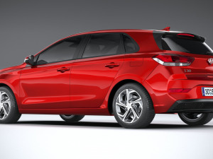 Hyundai i30 Hatchback 2021 Modelo 3D