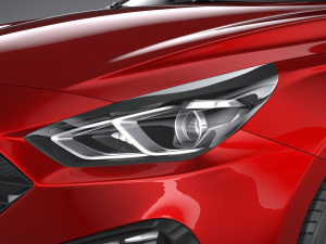 Hyundai i30 Hatchback 2021 Modelo 3D