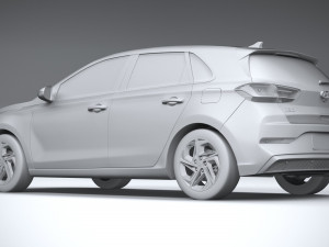 Hyundai i30 Hatchback 2021 Modelo 3D
