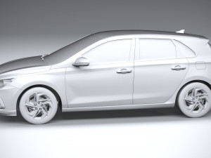 Hyundai i30 Hatchback 2021 Modelo 3D