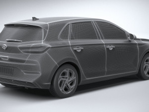 Hyundai i30 Hatchback 2021 Modelo 3D