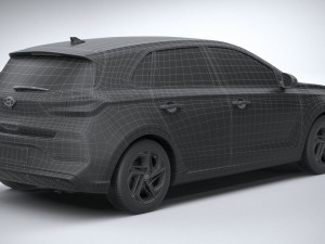 Hyundai i30 Hatchback 2021 Modelo 3D