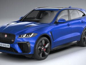 Jaguar F-pace SVR 2021 3D-Modell