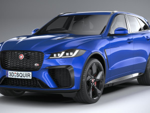Jaguar F-pace SVR 2021 3D-Modell