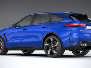 Jaguar F-pace SVR 2021 3D-Modell