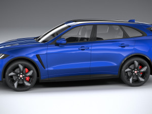 Jaguar F-pace SVR 2021 3D-Modell