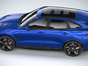 Jaguar F-pace SVR 2021 3D-Modell
