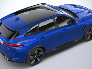 Jaguar F-pace SVR 2021 3D-Modell