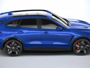 Jaguar F-pace SVR 2021 3D Model