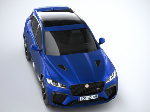 Jaguar F-pace SVR 2021 3D-Modell