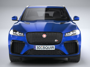 Jaguar F-pace SVR 2021 3D-Modell