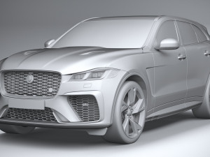 Jaguar F-pace SVR 2021 3D-Modell