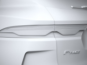 Jaguar F-pace SVR 2021 3D-Modell