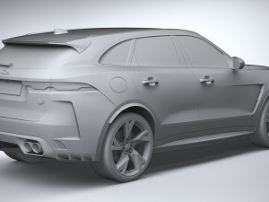 Jaguar F-pace SVR 2021 3D-Modell