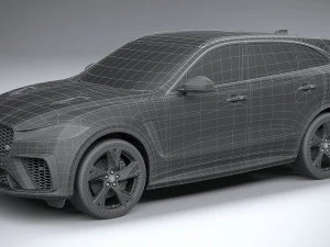 Jaguar F-pace SVR 2021 3D Model