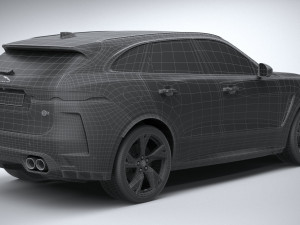 Jaguar F-pace SVR 2021 3D-Modell