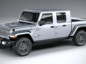 Jeep Gladiator 2020 Lowpoly 3D Model