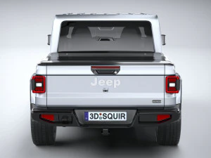 Jeep Gladiator 2020 Lowpoly 3D Model