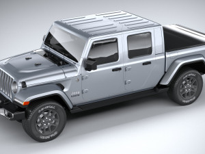 Jeep Gladiator 2020 Lowpoly 3D Model