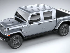 Jeep Gladiator 2020 Lowpoly 3D Model