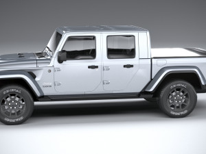 Jeep Gladiator 2020 Lowpoly 3D Model
