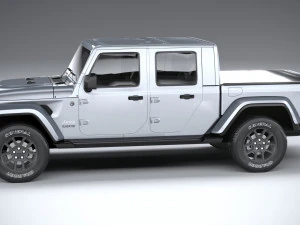 Jeep Gladiator 2020 Lowpoly 3D Model