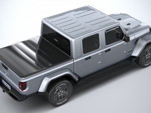 Jeep Gladiator 2020 Lowpoly 3D Model