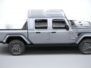 Jeep Gladiator 2020 Lowpoly 3D Model