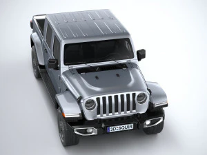 Jeep Gladiator 2020 Lowpoly 3D Model