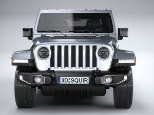 Jeep Gladiator 2020 Lowpoly 3D Model