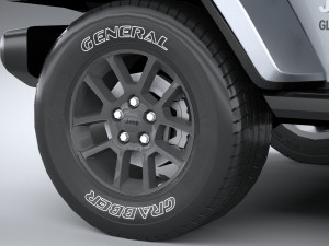 Jeep Gladiator 2020 Lowpoly 3D Model