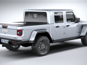 Jeep Gladiator 2020 Lowpoly 3D Model
