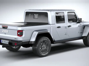 Jeep Gladiator 2020 Lowpoly 3D Model