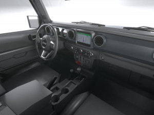 Jeep Gladiator 2020 Lowpoly 3D Model