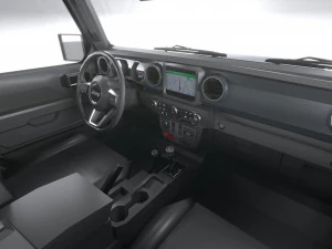 Jeep Gladiator 2020 Lowpoly 3D Model