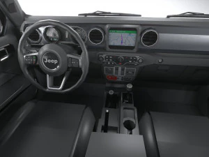 Jeep Gladiator 2020 Lowpoly 3D Model