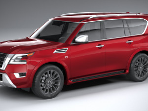 Nissan Armada 2021 3D Model