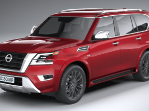 Nissan Armada 2021 3D 模型