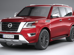 Nissan Armada 2021 3D 模型